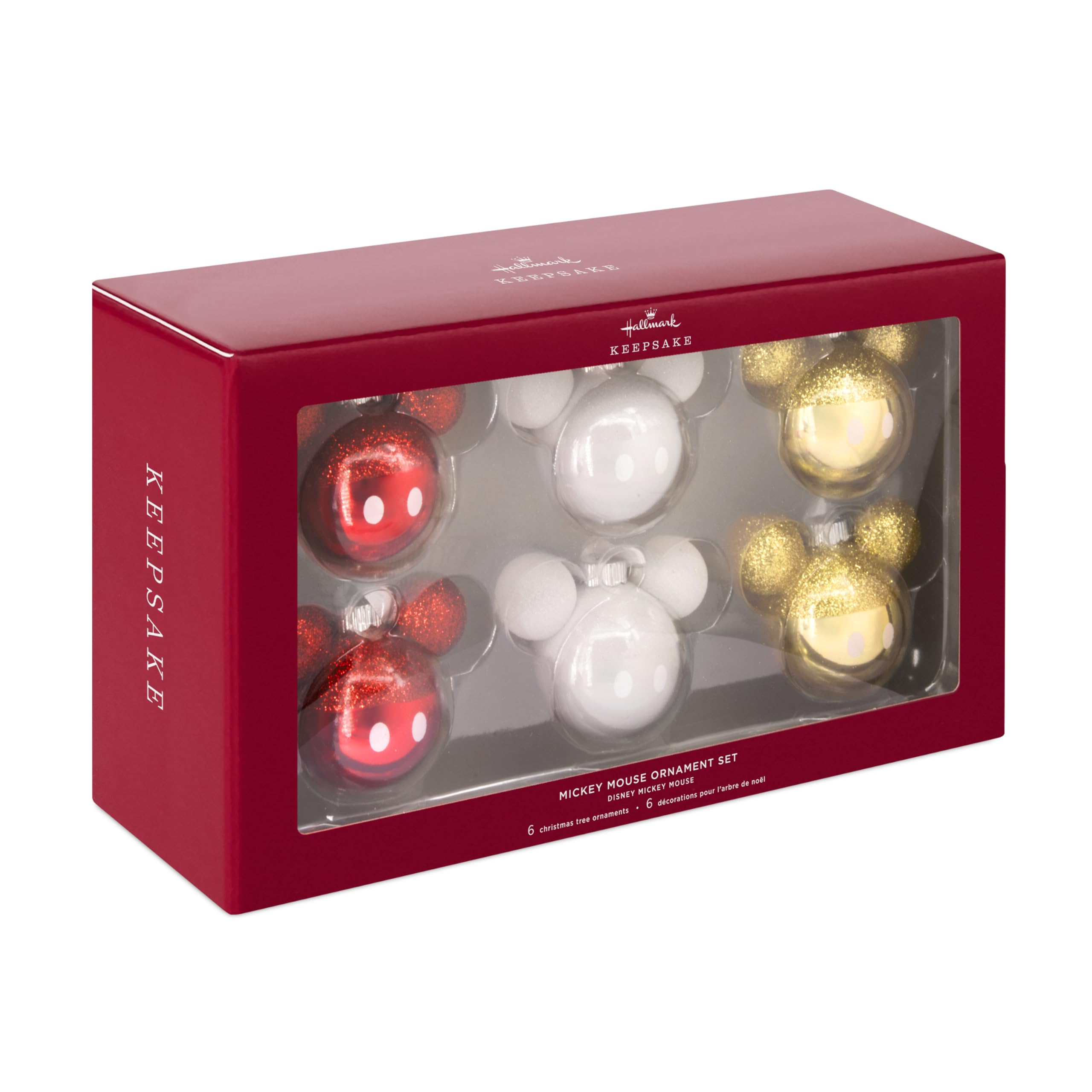 Hallmark Keepsake Christmas Ornaments, Disney Mickey Mouse Glass